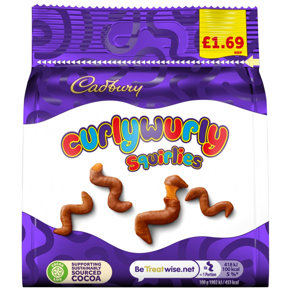 Cadbury Curly Wurly Squirlies 85g
