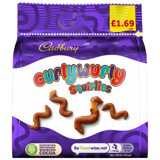 Cadbury Curly Wurly Squirlies 85g
