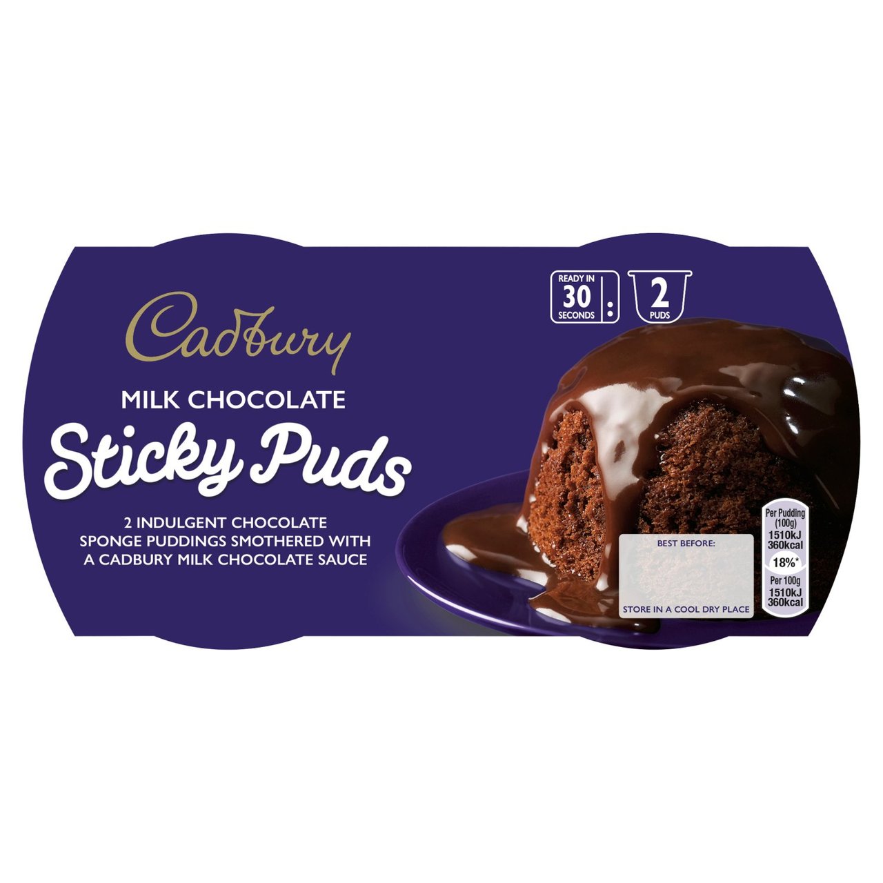 Cadbury Sticky Puds 190g