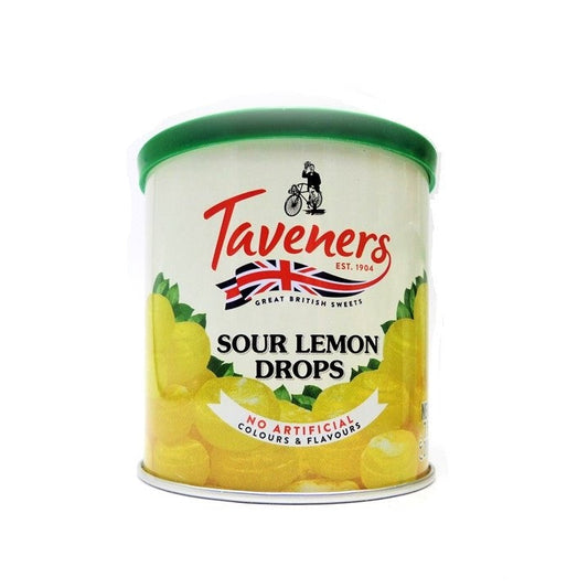 Taveners Sour Lemon Drops 200g