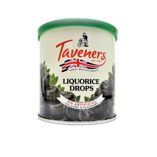 Taveners Liquorice Drops 200g