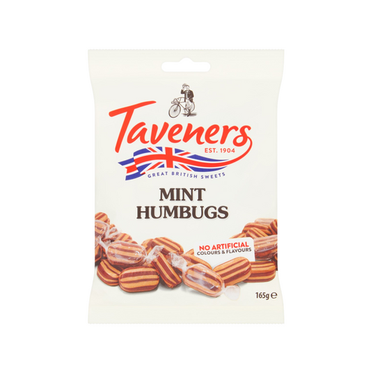 Taveners Mint Humbugs 165g