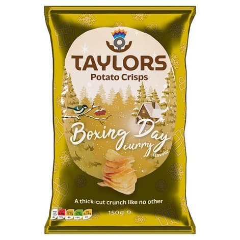 Taylors Boxing Day Curry Crisps 150g