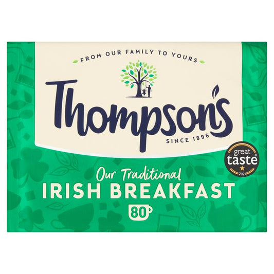 Thompson's Irish Breakfast Tea 80's 250g