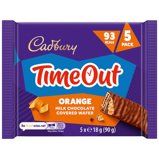 Cadbury Timeout Orange 5 Pack 90g