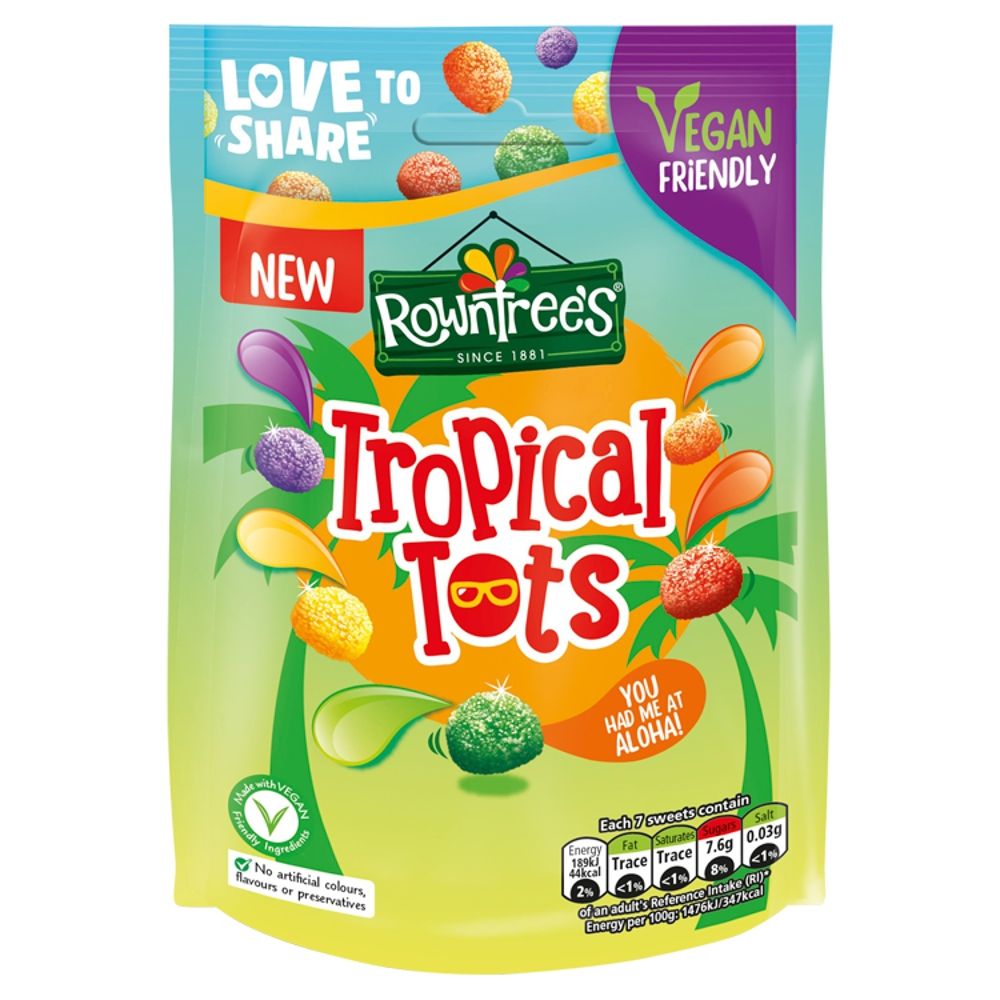 Rowntree's Tropical Tots 140g