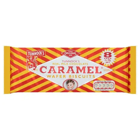 Tunnock's Caramel Wafer 8 Pack 240g