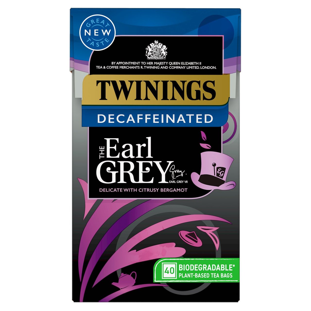 Twinings Earl Grey Decaf 40's 125g