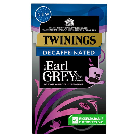 Twinings Earl Grey Decaf 40's 125g