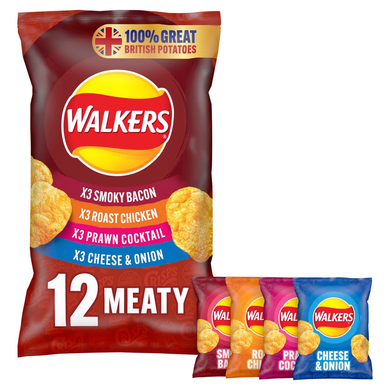 Walker's Meaty Variety 12 Pack 300g