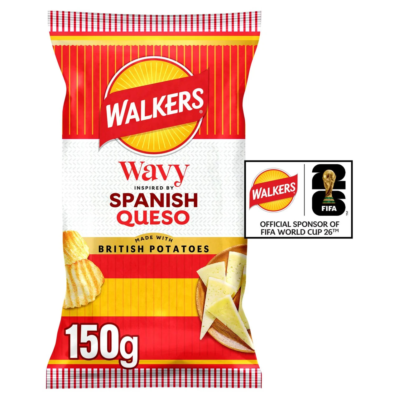 Walkers Spanish Queso 150g