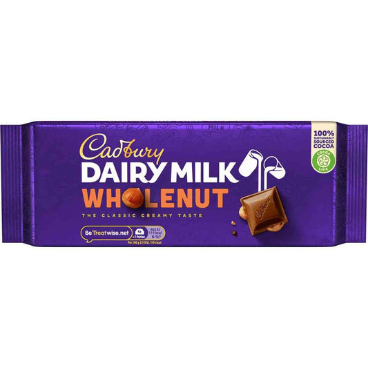 Cadbury Dairy Milk Wholenut 180g