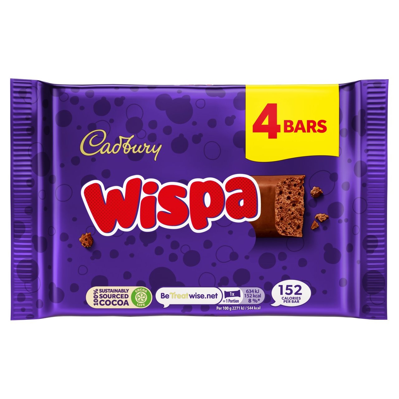 Cadbury Wispa 4 Pack 95g