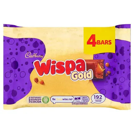 Cadbury Wispa Gold 4 Pack 134g