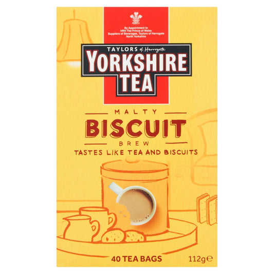 Yorkshire Tea Biscuit Brew 40's 112g