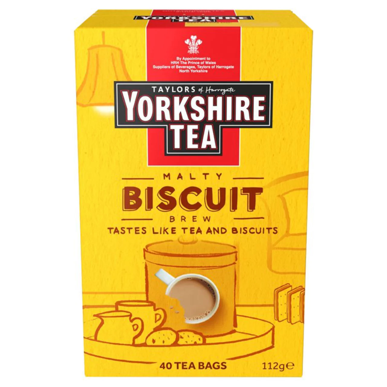 Yorkshire Tea Biscuit Brew 40's 112g
