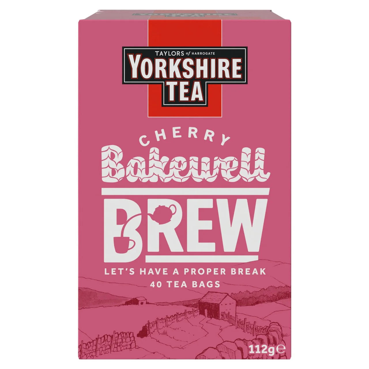 Yorkshire Tea Cherry Bakewell Brew 40's 112g