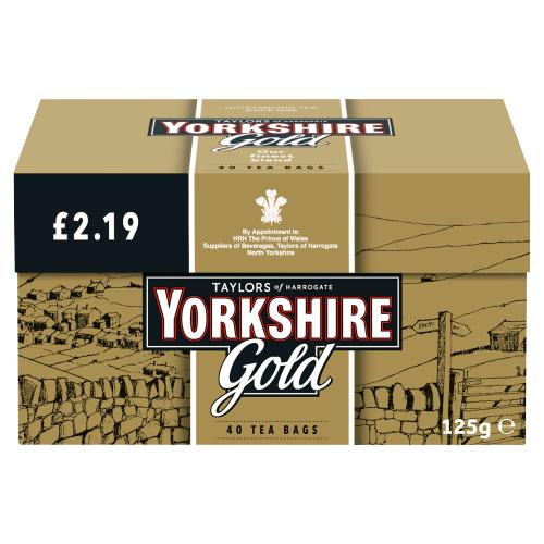 Yorkshire Tea Gold 40's 125g