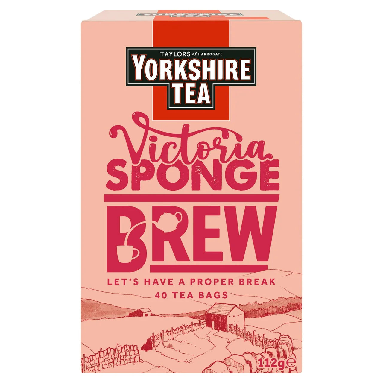 Yorkshire Tea Victoria Sponge 40's 112g